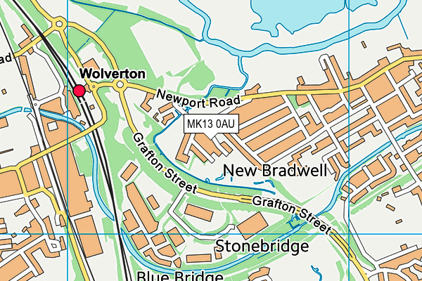 MK13 0AU map - OS VectorMap District (Ordnance Survey) MK13 0AU map - OS VectorMap District (Ordnance Survey)