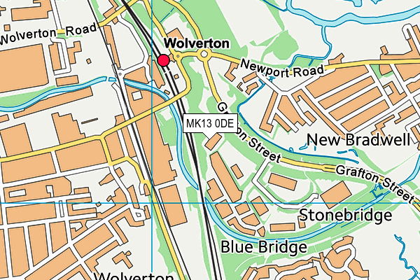 MK13 0DE map - OS VectorMap District (Ordnance Survey) MK13 0DE map - OS VectorMap District (Ordnance Survey)