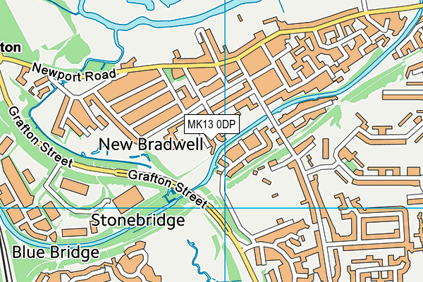 MK13 0DP map - OS VectorMap District (Ordnance Survey) MK13 0DP map - OS VectorMap District (Ordnance Survey)
