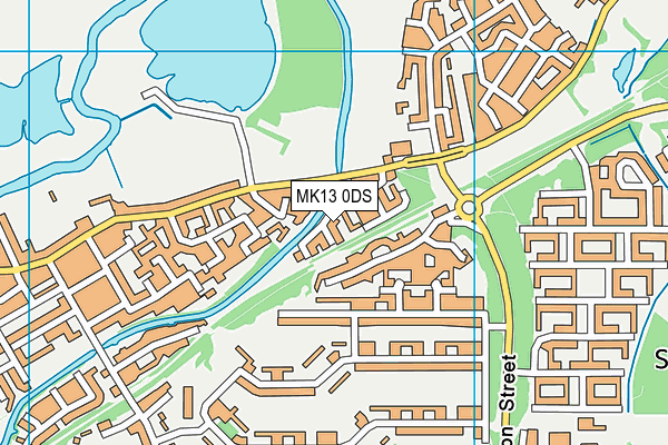 MK13 0DS map - OS VectorMap District (Ordnance Survey) MK13 0DS map - OS VectorMap District (Ordnance Survey)