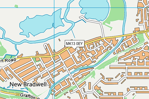 MK13 0EY map - OS VectorMap District (Ordnance Survey) MK13 0EY map - OS VectorMap District (Ordnance Survey)