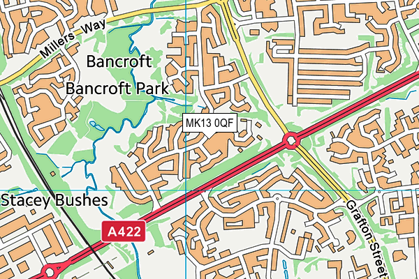 MK13 0QF map - OS VectorMap District (Ordnance Survey) MK13 0QF map - OS VectorMap District (Ordnance Survey)