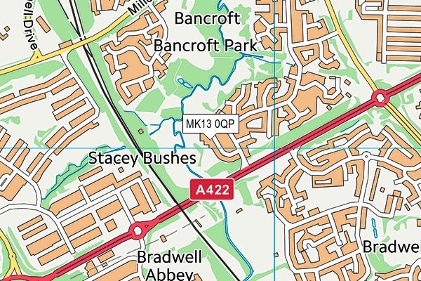 MK13 0QP map - OS VectorMap District (Ordnance Survey) MK13 0QP map - OS VectorMap District (Ordnance Survey)