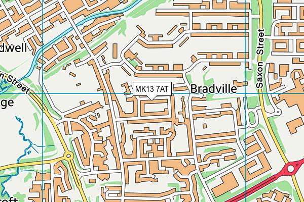 MK13 7AT map - OS VectorMap District (Ordnance Survey) MK13 7AT map - OS VectorMap District (Ordnance Survey)