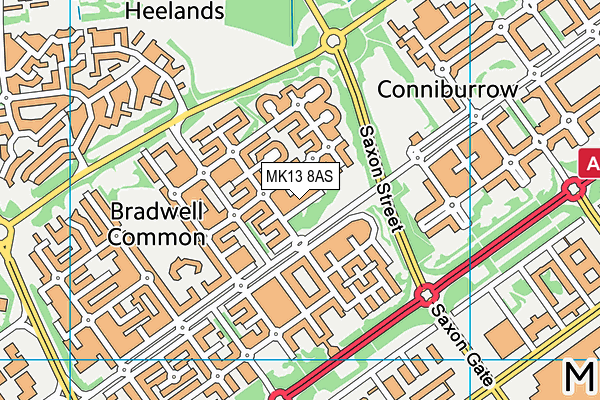 MK13 8AS map - OS VectorMap District (Ordnance Survey) MK13 8AS map - OS VectorMap District (Ordnance Survey)