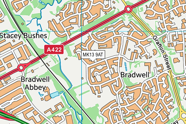 MK13 9AT map - OS VectorMap District (Ordnance Survey) MK13 9AT map - OS VectorMap District (Ordnance Survey)
