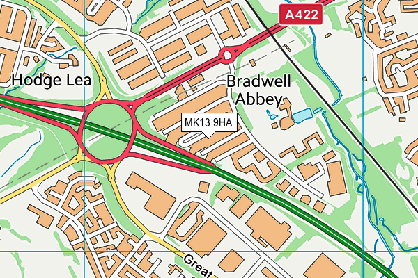 MK13 9HA map - OS VectorMap District (Ordnance Survey) MK13 9HA map - OS VectorMap District (Ordnance Survey)