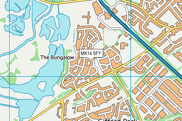 MK14 5FY map - OS VectorMap District (Ordnance Survey) MK14 5FY map - OS VectorMap District (Ordnance Survey)