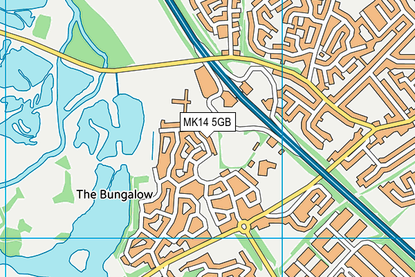 MK14 5GB map - OS VectorMap District (Ordnance Survey) MK14 5GB map - OS VectorMap District (Ordnance Survey)