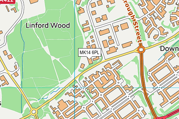 MK14 6PL map - OS VectorMap District (Ordnance Survey) MK14 6PL map - OS VectorMap District (Ordnance Survey)