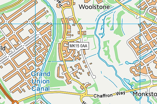 MK15 0AA map - OS VectorMap District (Ordnance Survey) MK15 0AA map - OS VectorMap District (Ordnance Survey)