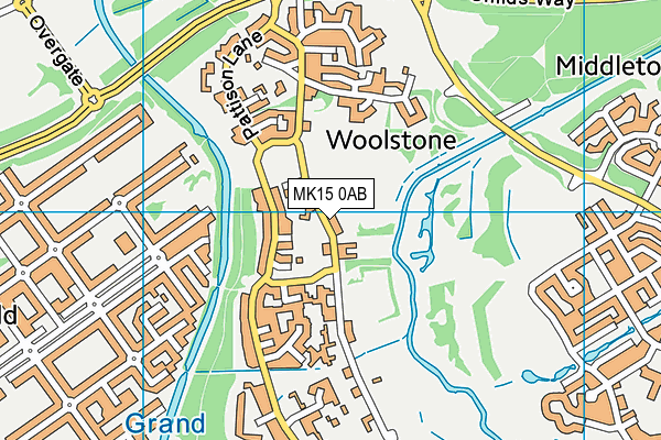 MK15 0AB map - OS VectorMap District (Ordnance Survey) MK15 0AB map - OS VectorMap District (Ordnance Survey)