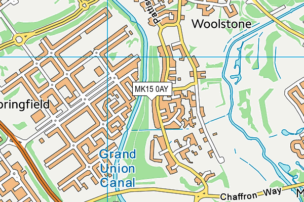 MK15 0AY map - OS VectorMap District (Ordnance Survey) MK15 0AY map - OS VectorMap District (Ordnance Survey)