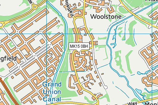 MK15 0BH map - OS VectorMap District (Ordnance Survey) MK15 0BH map - OS VectorMap District (Ordnance Survey)