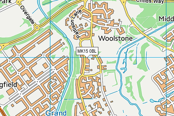 MK15 0BL map - OS VectorMap District (Ordnance Survey) MK15 0BL map - OS VectorMap District (Ordnance Survey)