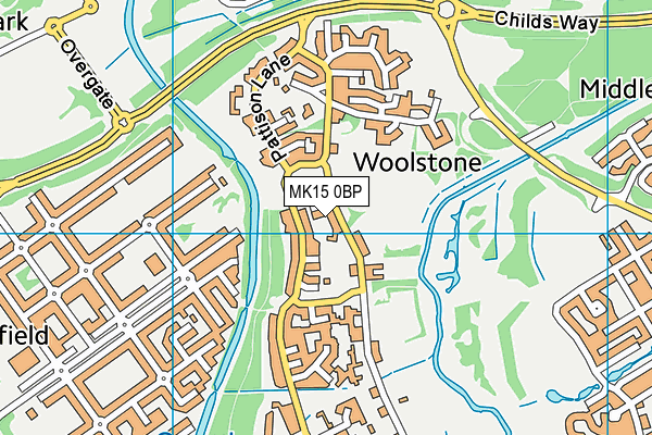 MK15 0BP map - OS VectorMap District (Ordnance Survey) MK15 0BP map - OS VectorMap District (Ordnance Survey)