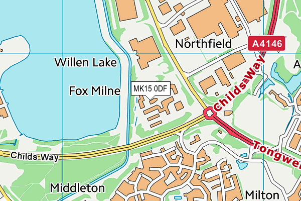 MK15 0DF map - OS VectorMap District (Ordnance Survey) MK15 0DF map - OS VectorMap District (Ordnance Survey)