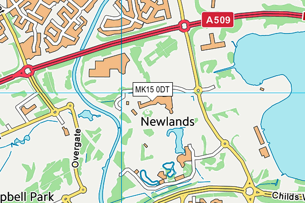 MK15 0DT map - OS VectorMap District (Ordnance Survey) MK15 0DT map - OS VectorMap District (Ordnance Survey)