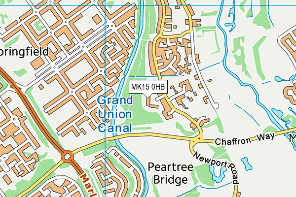 MK15 0HB map - OS VectorMap District (Ordnance Survey) MK15 0HB map - OS VectorMap District (Ordnance Survey)