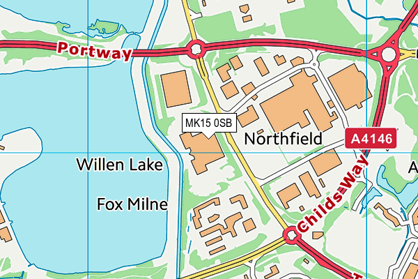 MK15 0SB map - OS VectorMap District (Ordnance Survey) MK15 0SB map - OS VectorMap District (Ordnance Survey)