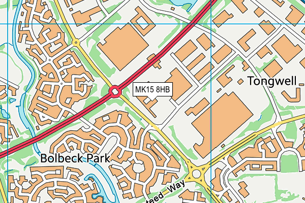 MK15 8HB map - OS VectorMap District (Ordnance Survey) MK15 8HB map - OS VectorMap District (Ordnance Survey)