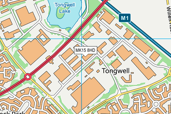 MK15 8HD map - OS VectorMap District (Ordnance Survey) MK15 8HD map - OS VectorMap District (Ordnance Survey)