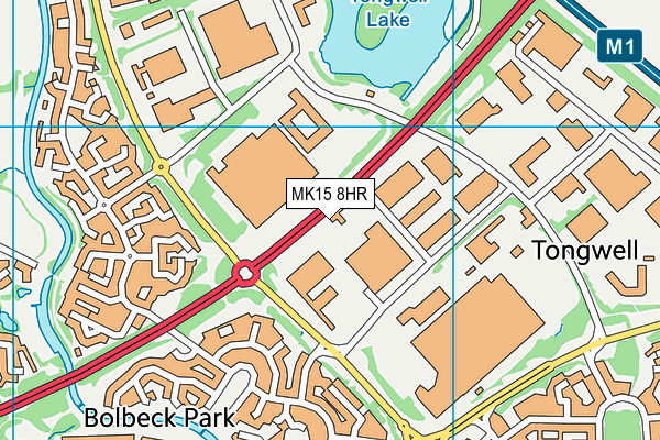 MK15 8HR map - OS VectorMap District (Ordnance Survey) MK15 8HR map - OS VectorMap District (Ordnance Survey)
