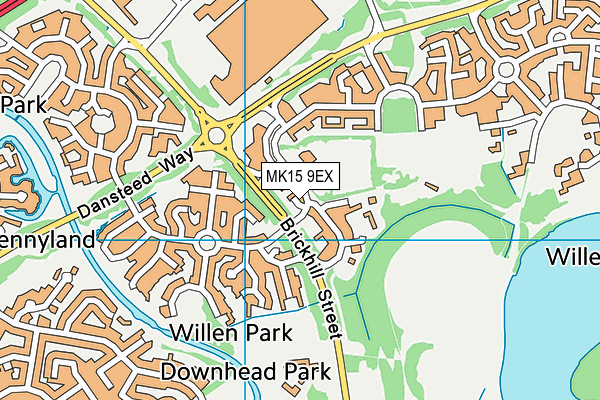 MK15 9EX map - OS VectorMap District (Ordnance Survey) MK15 9EX map - OS VectorMap District (Ordnance Survey)