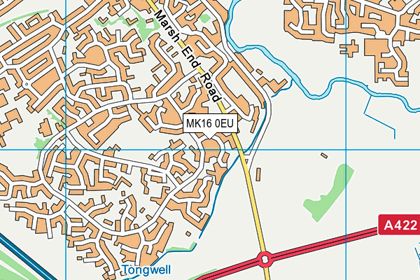 MK16 0EU map - OS VectorMap District (Ordnance Survey) MK16 0EU map - OS VectorMap District (Ordnance Survey)