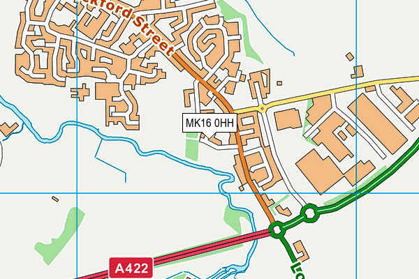 MK16 0HH map - OS VectorMap District (Ordnance Survey) MK16 0HH map - OS VectorMap District (Ordnance Survey)