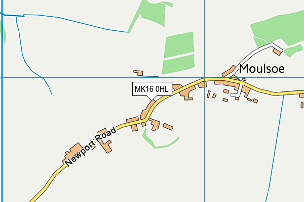 MK16 0HL map - OS VectorMap District (Ordnance Survey) MK16 0HL map - OS VectorMap District (Ordnance Survey)