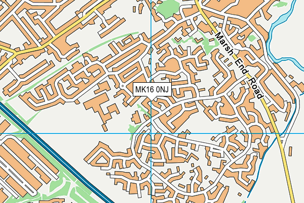 MK16 0NJ map - OS VectorMap District (Ordnance Survey) MK16 0NJ map - OS VectorMap District (Ordnance Survey)