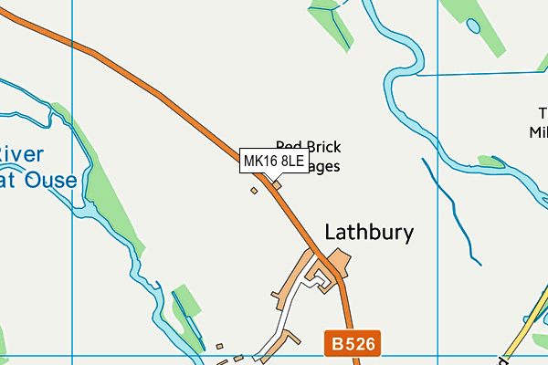 MK16 8LE map - OS VectorMap District (Ordnance Survey) MK16 8LE map - OS VectorMap District (Ordnance Survey)