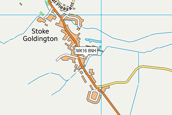 MK16 8NH map - OS VectorMap District (Ordnance Survey) MK16 8NH map - OS VectorMap District (Ordnance Survey)