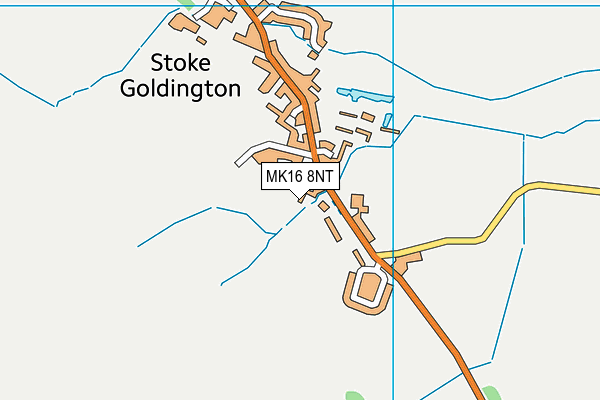 MK16 8NT map - OS VectorMap District (Ordnance Survey) MK16 8NT map - OS VectorMap District (Ordnance Survey)