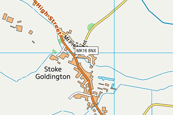MK16 8NX map - OS VectorMap District (Ordnance Survey) MK16 8NX map - OS VectorMap District (Ordnance Survey)