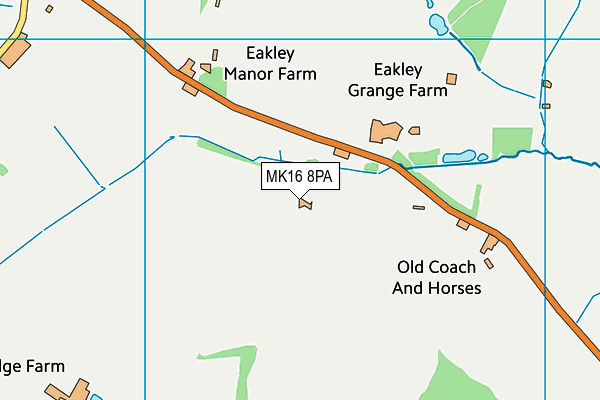 MK16 8PA map - OS VectorMap District (Ordnance Survey) MK16 8PA map - OS VectorMap District (Ordnance Survey)