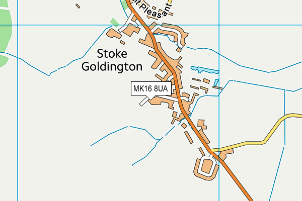 MK16 8UA map - OS VectorMap District (Ordnance Survey) MK16 8UA map - OS VectorMap District (Ordnance Survey)