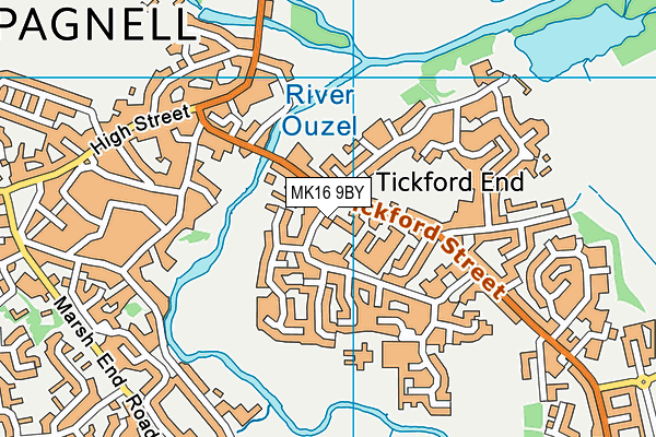 MK16 9BY map - OS VectorMap District (Ordnance Survey) MK16 9BY map - OS VectorMap District (Ordnance Survey)