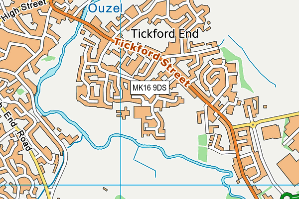 MK16 9DS map - OS VectorMap District (Ordnance Survey) MK16 9DS map - OS VectorMap District (Ordnance Survey)