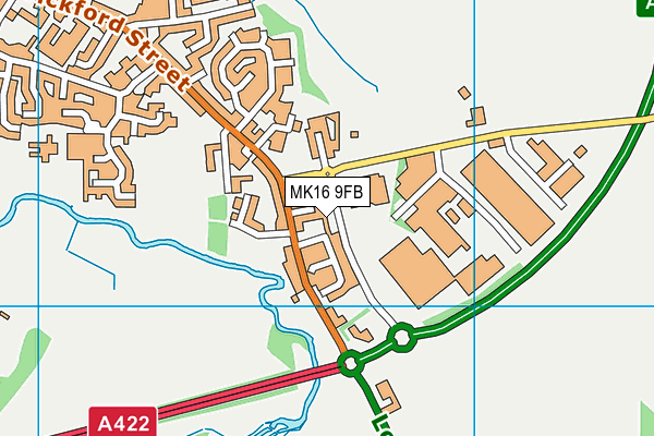 MK16 9FB map - OS VectorMap District (Ordnance Survey) MK16 9FB map - OS VectorMap District (Ordnance Survey)