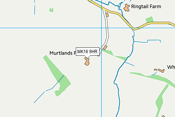MK16 9HR map - OS VectorMap District (Ordnance Survey) MK16 9HR map - OS VectorMap District (Ordnance Survey)