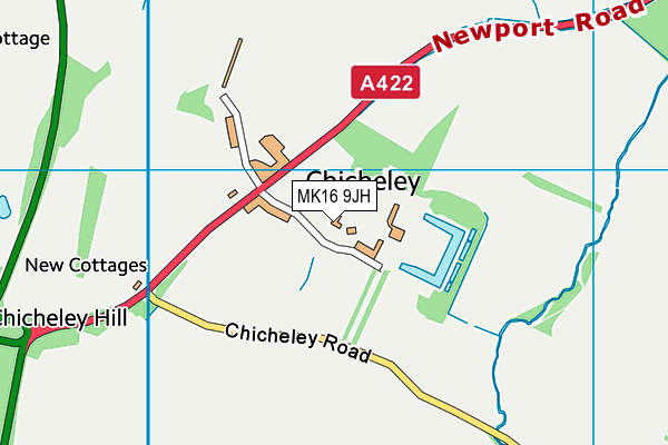 MK16 9JH map - OS VectorMap District (Ordnance Survey) MK16 9JH map - OS VectorMap District (Ordnance Survey)