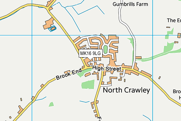 MK16 9LG map - OS VectorMap District (Ordnance Survey) MK16 9LG map - OS VectorMap District (Ordnance Survey)