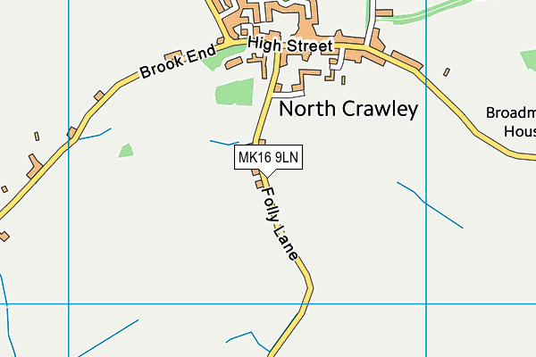 MK16 9LN map - OS VectorMap District (Ordnance Survey) MK16 9LN map - OS VectorMap District (Ordnance Survey)
