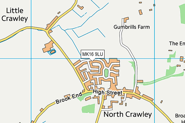 MK16 9LU map - OS VectorMap District (Ordnance Survey) MK16 9LU map - OS VectorMap District (Ordnance Survey)