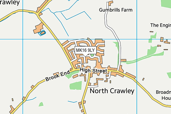 MK16 9LY map - OS VectorMap District (Ordnance Survey) MK16 9LY map - OS VectorMap District (Ordnance Survey)