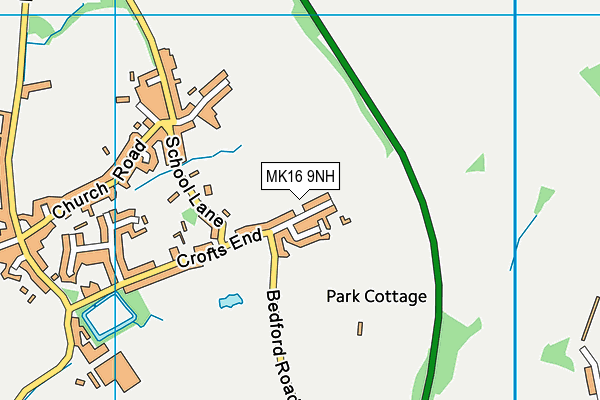 MK16 9NH map - OS VectorMap District (Ordnance Survey) MK16 9NH map - OS VectorMap District (Ordnance Survey)