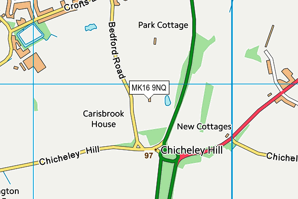 MK16 9NQ map - OS VectorMap District (Ordnance Survey) MK16 9NQ map - OS VectorMap District (Ordnance Survey)