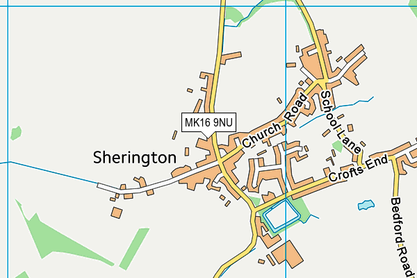 MK16 9NU map - OS VectorMap District (Ordnance Survey) MK16 9NU map - OS VectorMap District (Ordnance Survey)